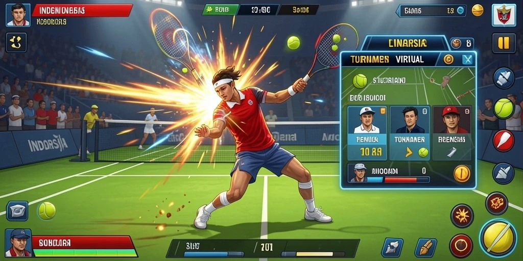 Screenshot aplikasi BONUSRP menunjukkan antarmuka yang menarik.