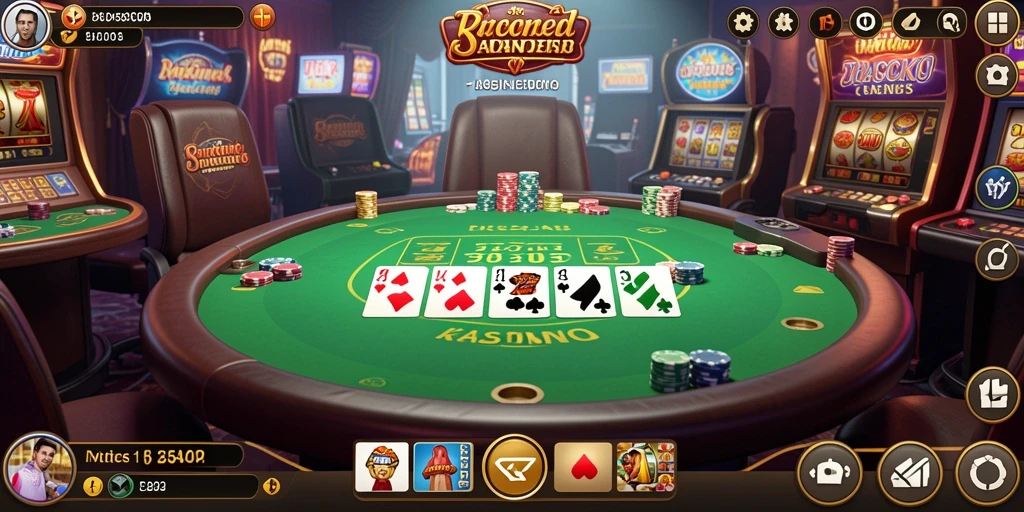 Tampilan antarmuka game yang menarik.