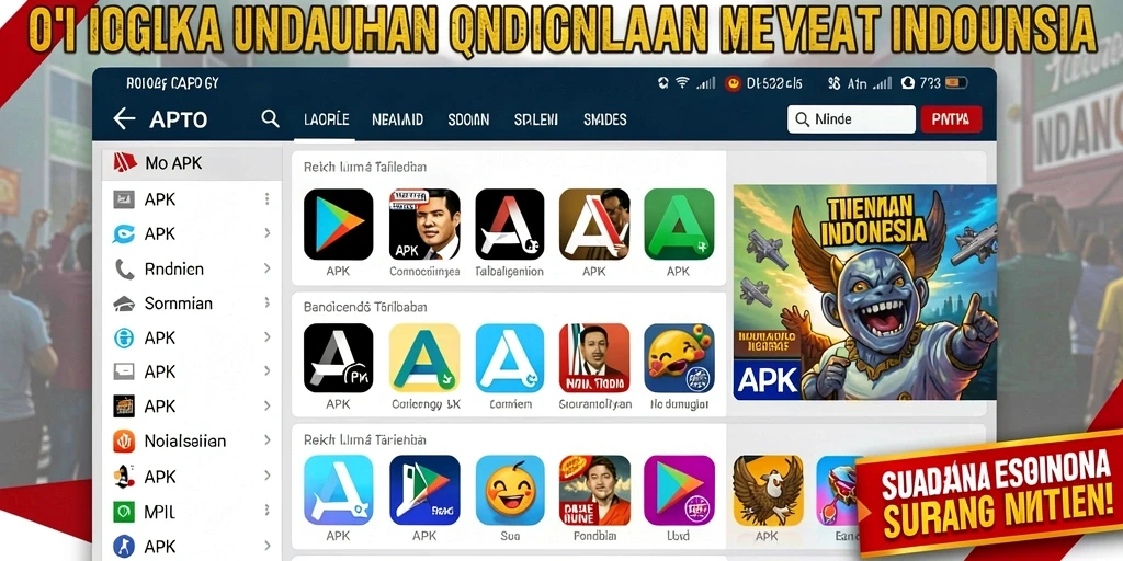 Tampilan awal yang menarik dan ramah pengguna.