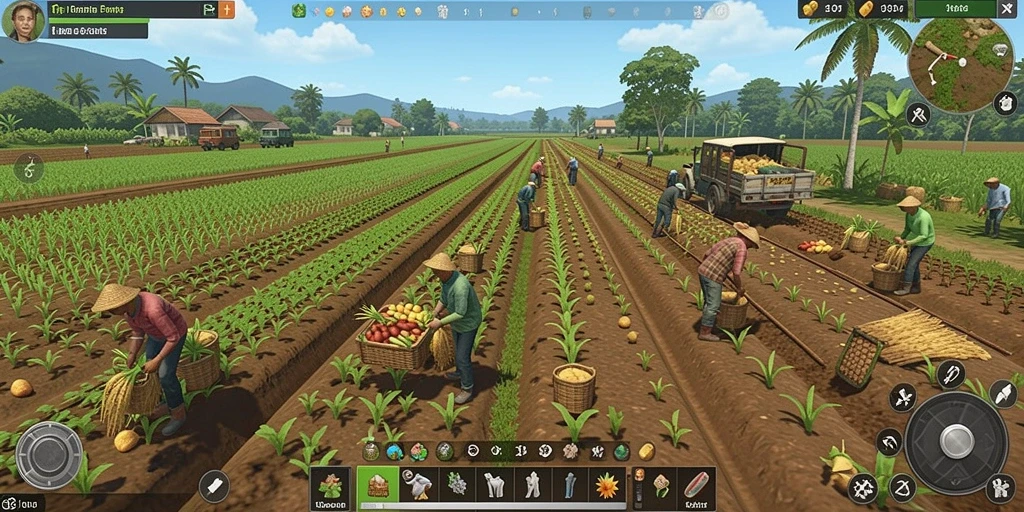 Pemandangan dapur yang colorful dan ceria.