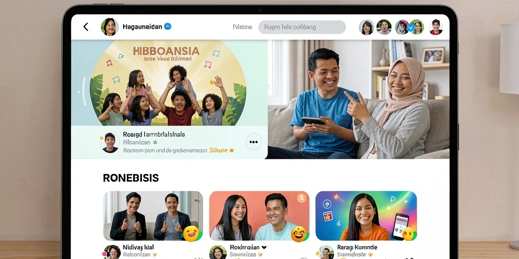 Tampilan menu utama yang menarik dan user-friendly.