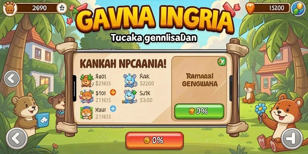Tampilan antarmuka utama yang menawan.