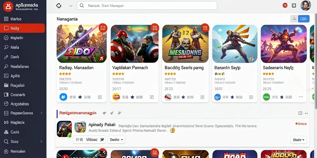 Tampilan awal yang memukau dan mudah dipahami.