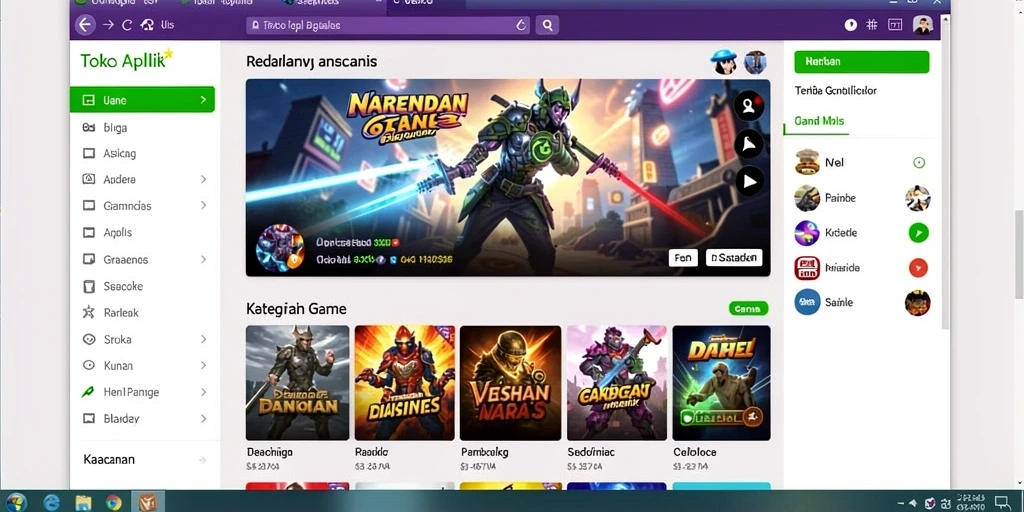 Tampilan antarmuka RAKYATJP yang modern dan menarik.