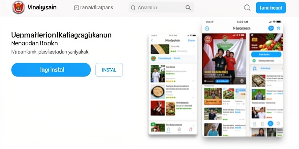 Tampilan antarmuka yang user-friendly.