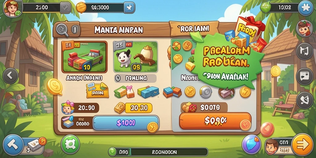 Tampilan karakter utama yang memukau.