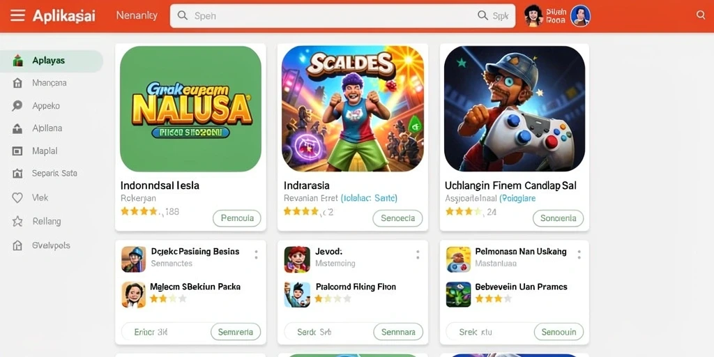 Tampilan antarmuka yang menarik dan user-friendly.