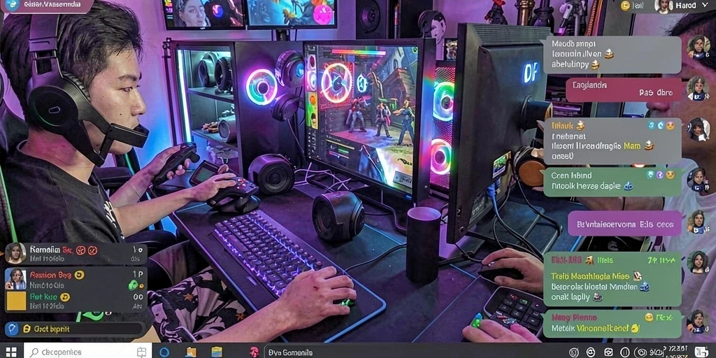 Screenshot menunjukkan tampilan level yang penuh warna.