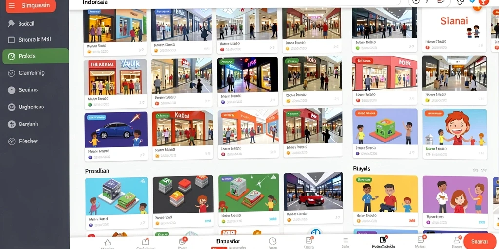 Tampilan antarmuka yang user-friendly.